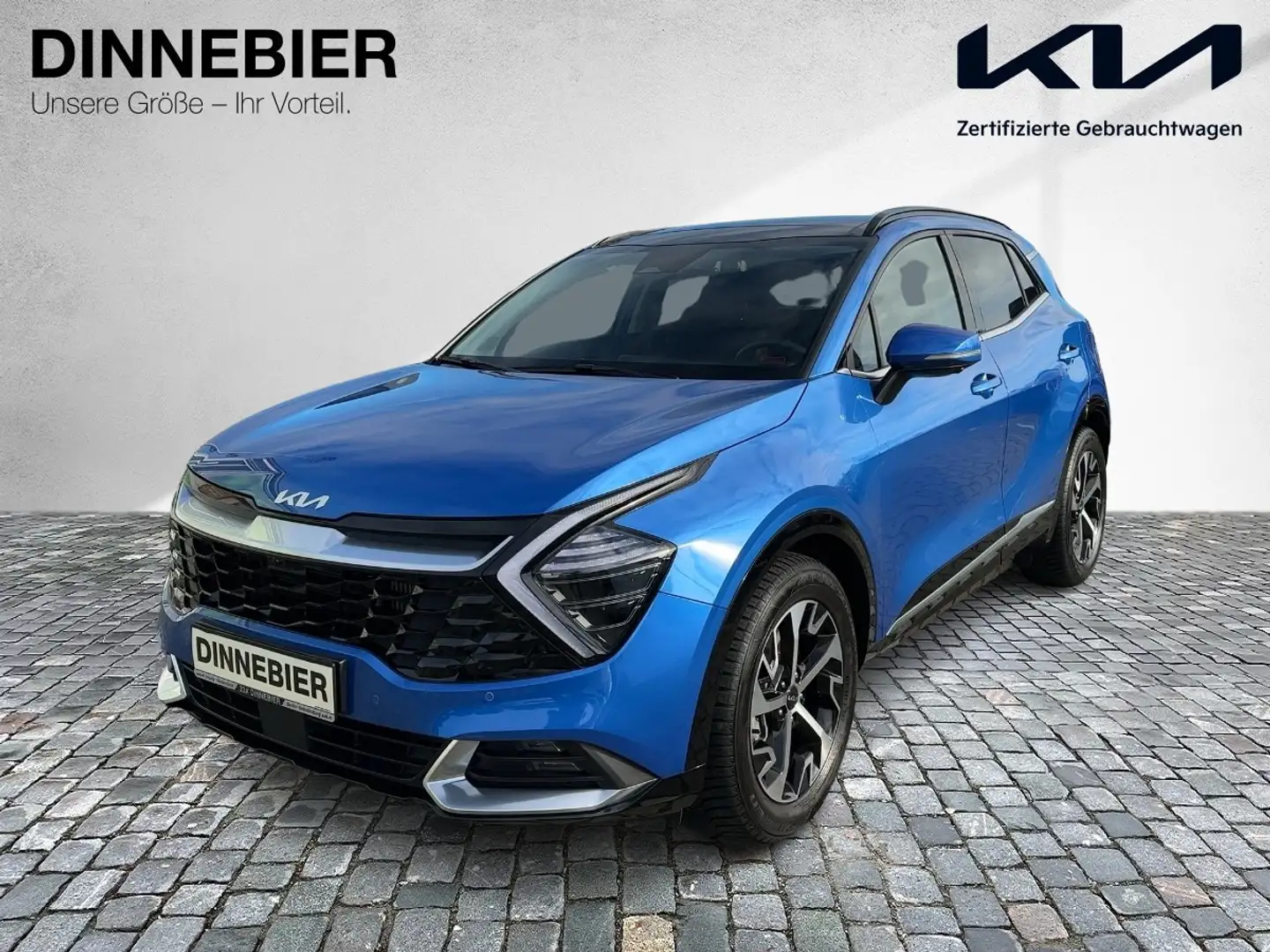 Kia Sportage 1.6T Spirit LED+360°+Glasdach+Navi Blau - 2