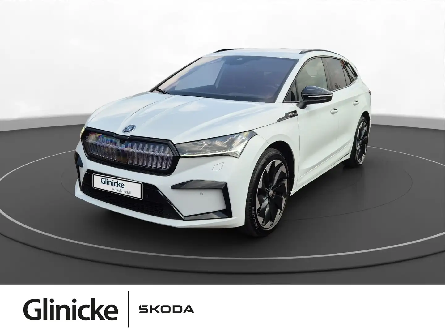 Skoda Enyaq 80 77kWh 4x4 Navi Kamera SiHz Weiß - 1