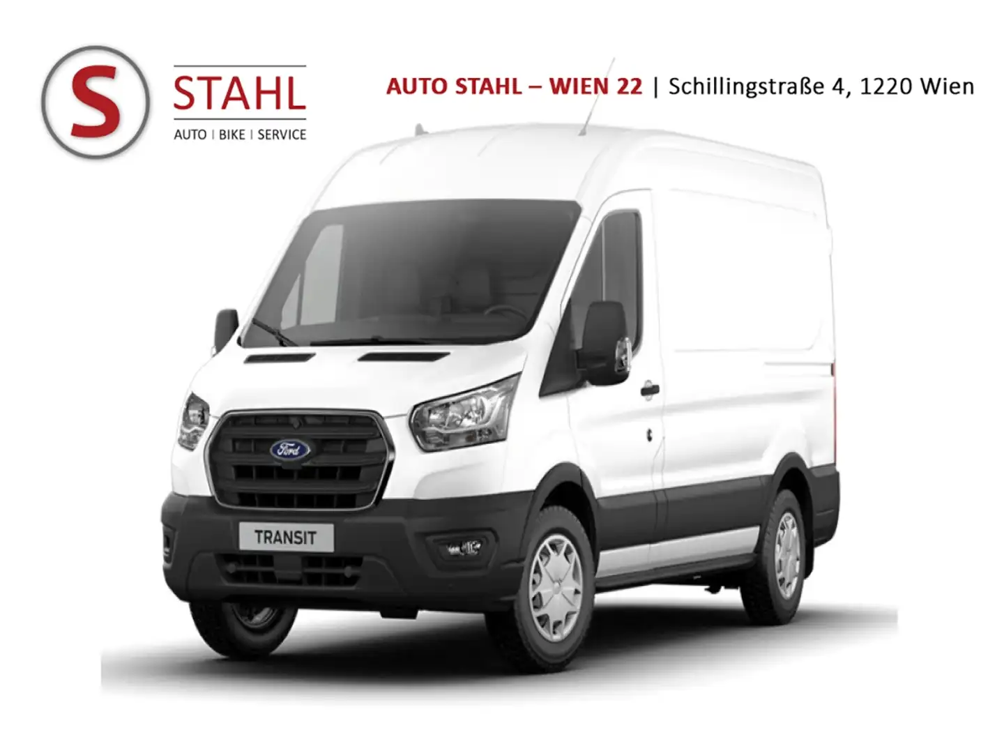 Ford Transit Kasten 2,0 EcoBlue L2H2 350 Trend Aut. Weiß - 1