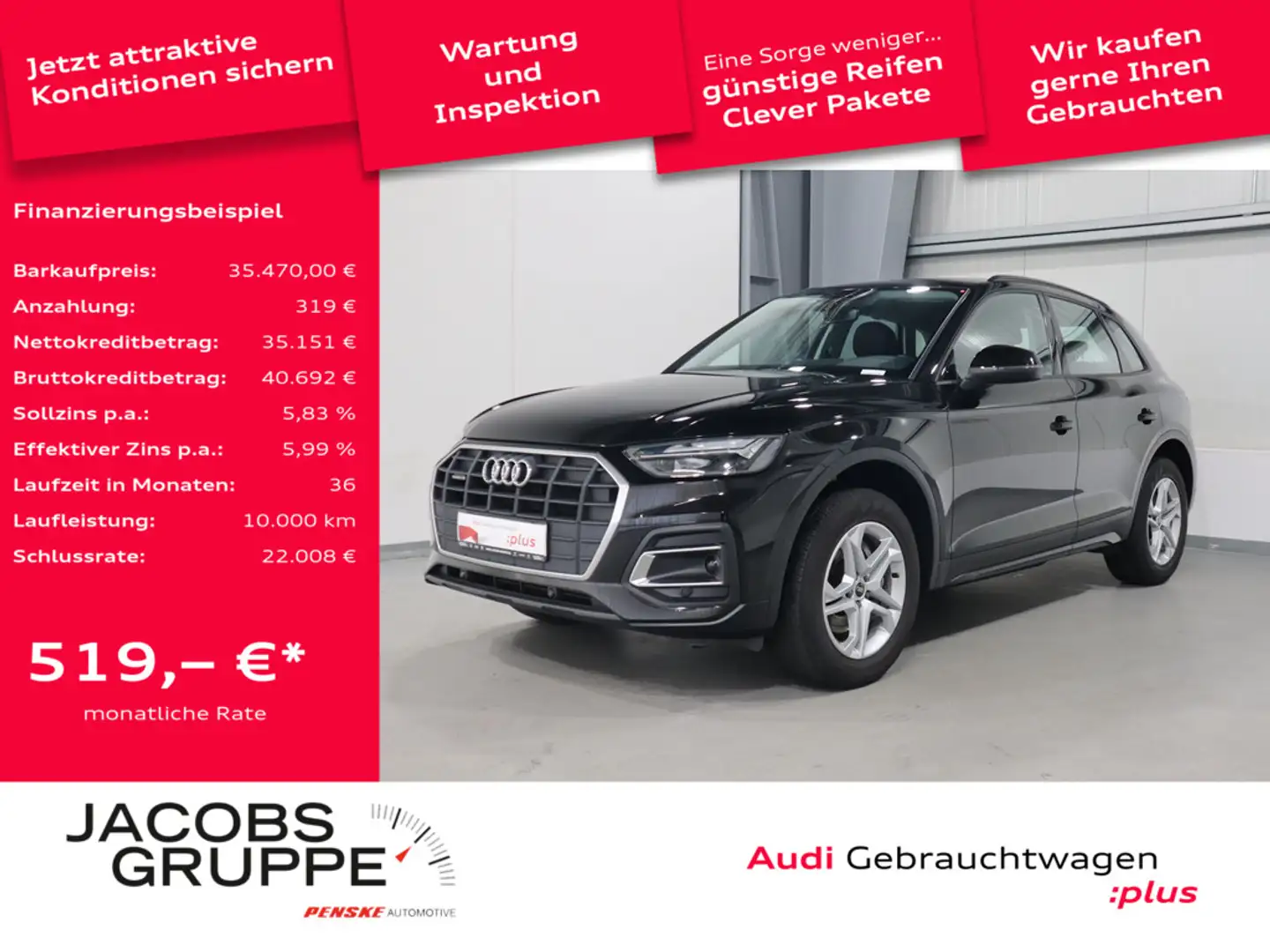 Audi Q5 40 TFSI quattro LED*Kamera*Tempomat * Schwarz - 1