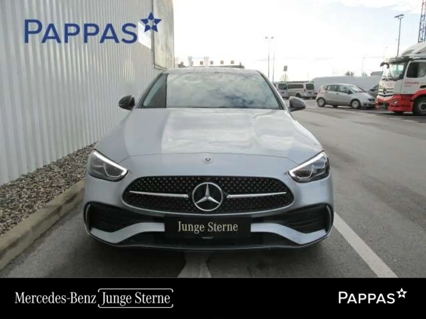 Mercedes-Benz C 220 d 4MATIC LED Navi Cam Keyl PTS SHZ Silber - 1