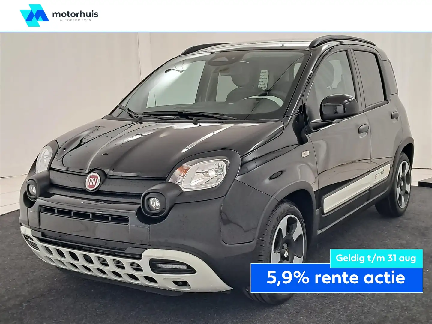 Fiat Panda 1.0 70pk Pandina Zwart - 1
