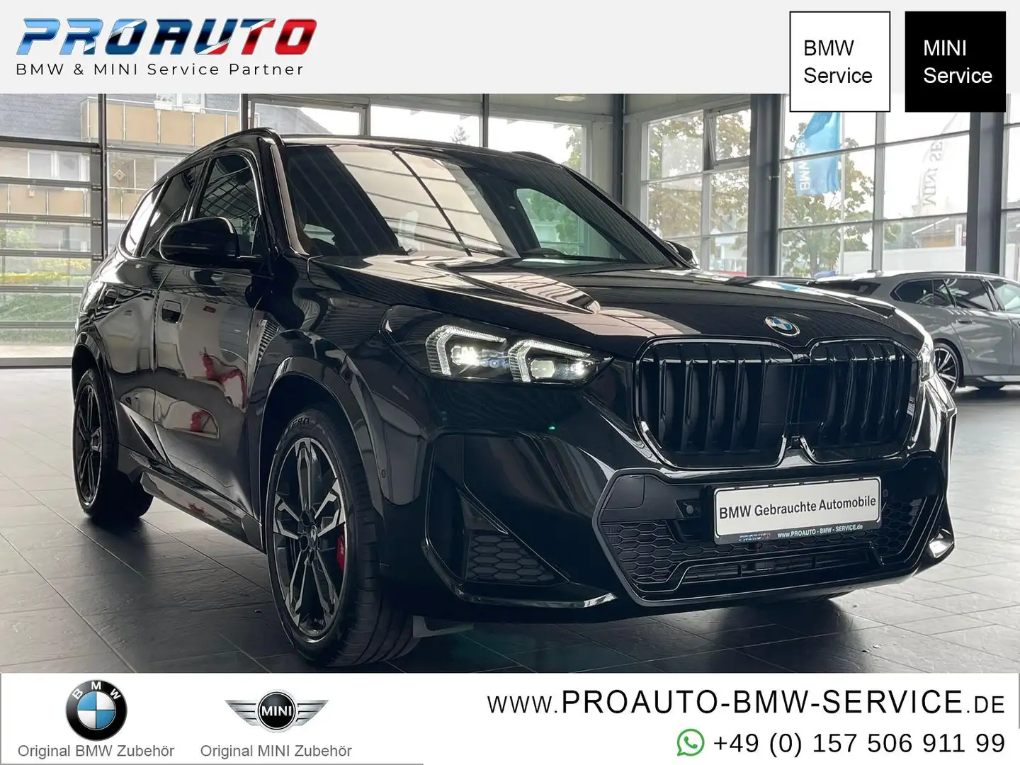 BMW X1 18i sDrive M Sport Pro AHK/PANO/K.Zg/HUD/19° Schwarz - 1