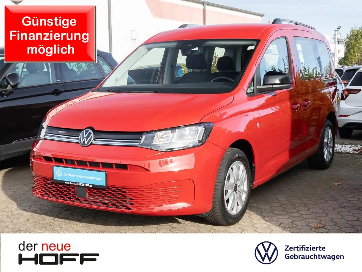 Volkswagen Caddy 1.5 TSI Life ReadyToDiscover Ganzjahresr. Rot - 1