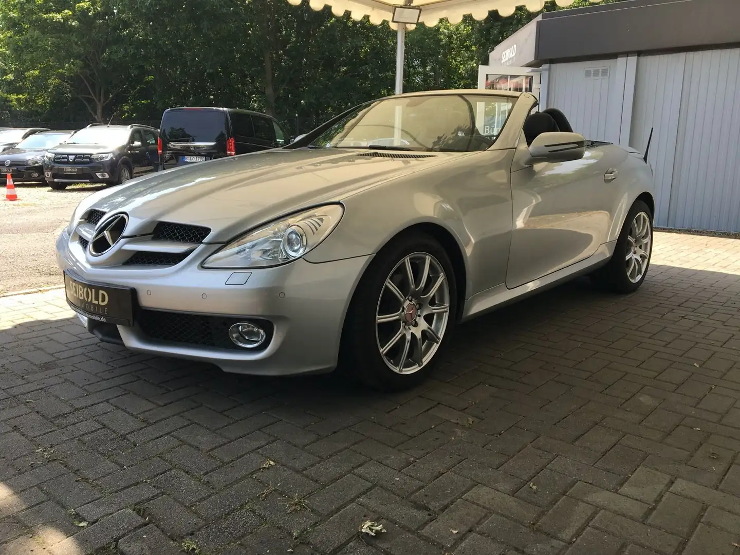 Mercedes-Benz SLK 300 V6 Roadster/Autom/Leder/Navi/Xenon/Tempo Zilver - 1