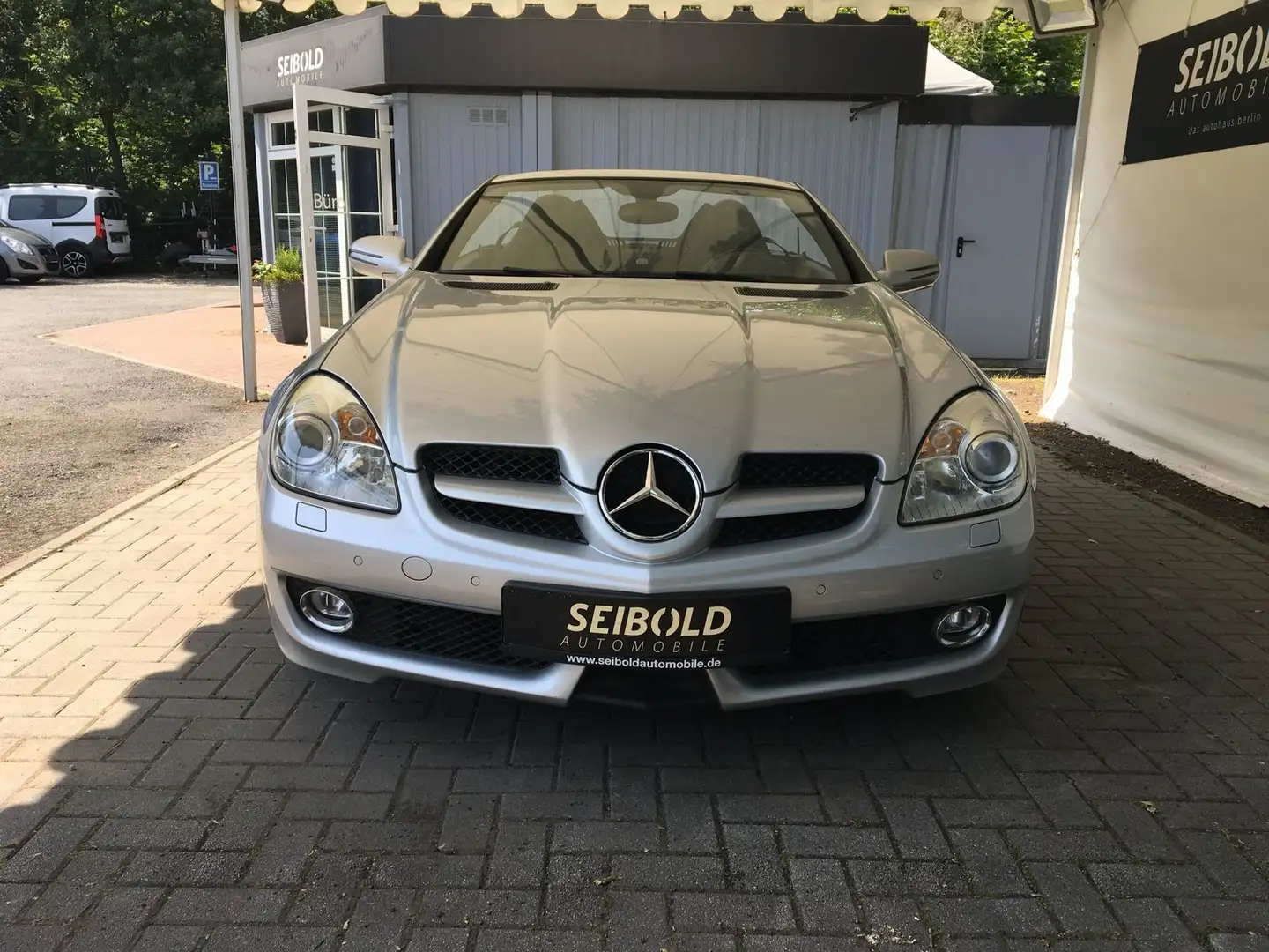 Mercedes-Benz SLK 300 V6 Roadster/Autom/Leder/Navi/Xenon/Tempo Zilver - 2