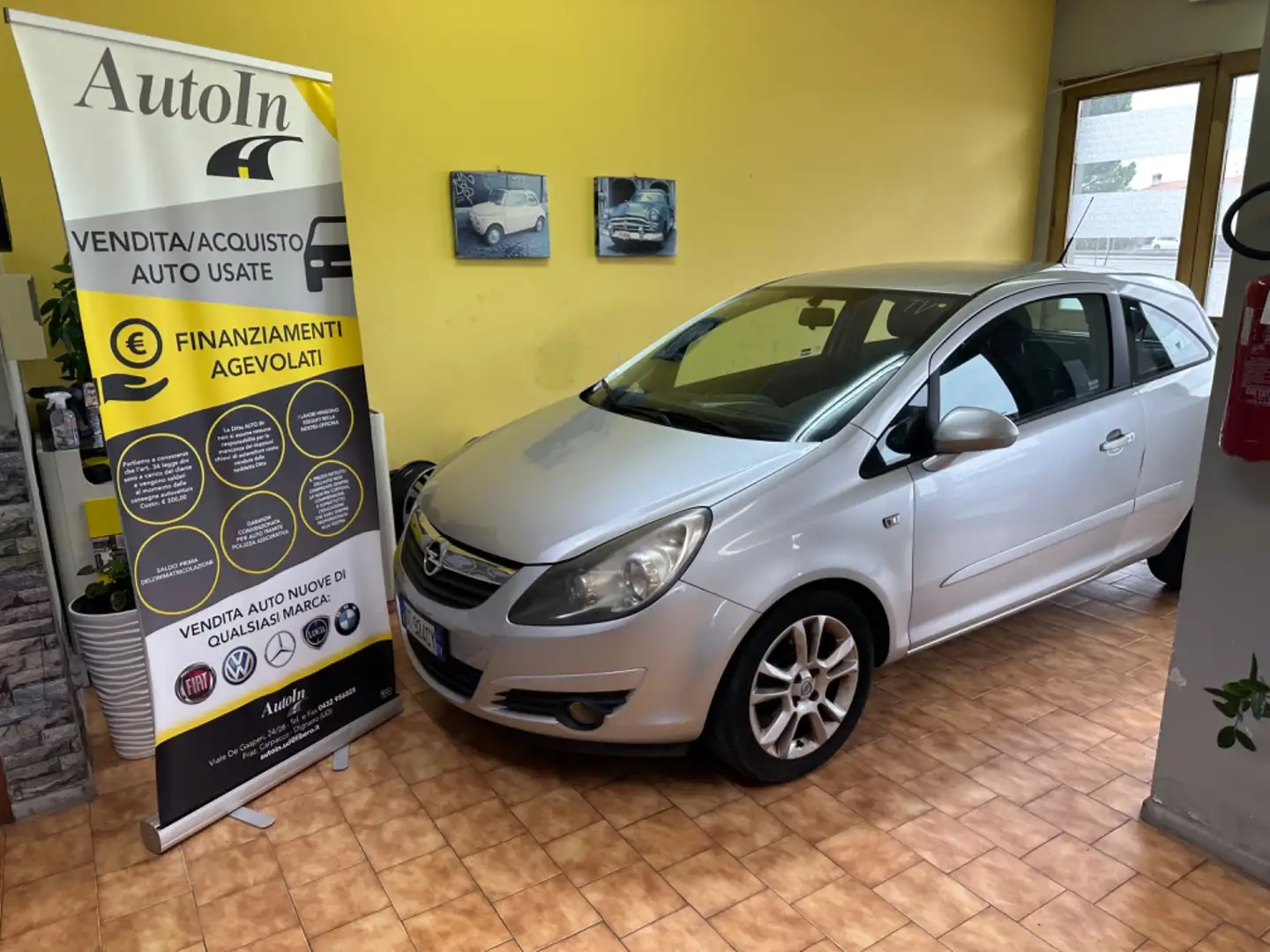 Opel Corsa 1.0 12V 3 porte Enjoy Argent - 1