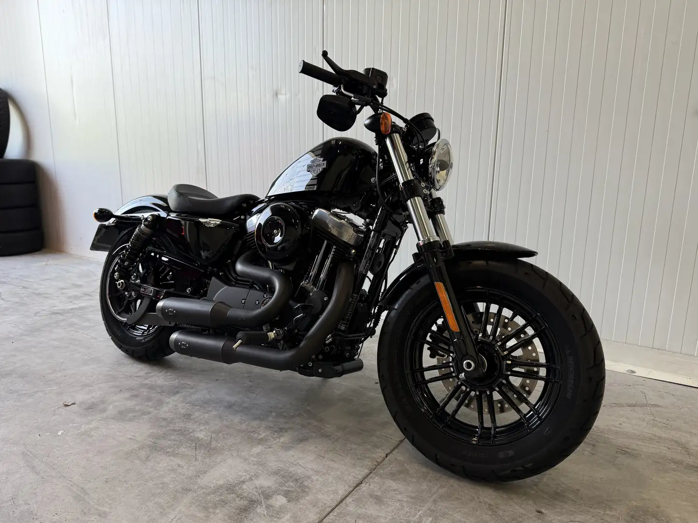 Harley-Davidson Sportster Forty Eight 5HD | 2017 | SLECHTS 7DKM | MCJ ADJUSTABLE EXHAUST Černá - 2