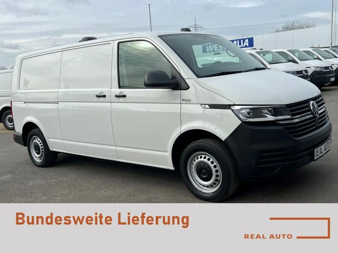 Volkswagen T6 Transporter 6.1 Kasten 2.0TDI LR AHK*LED Weiß - 1