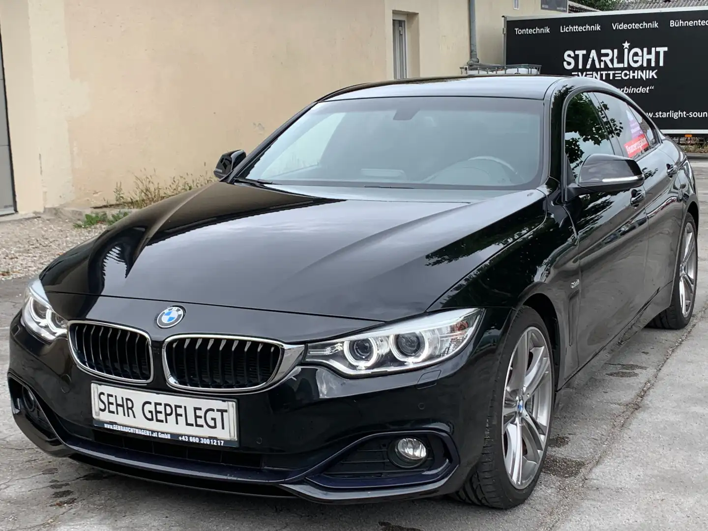 BMW 418 418d Sport Line in herausragend sehr gutem Zustand Schwarz - 2