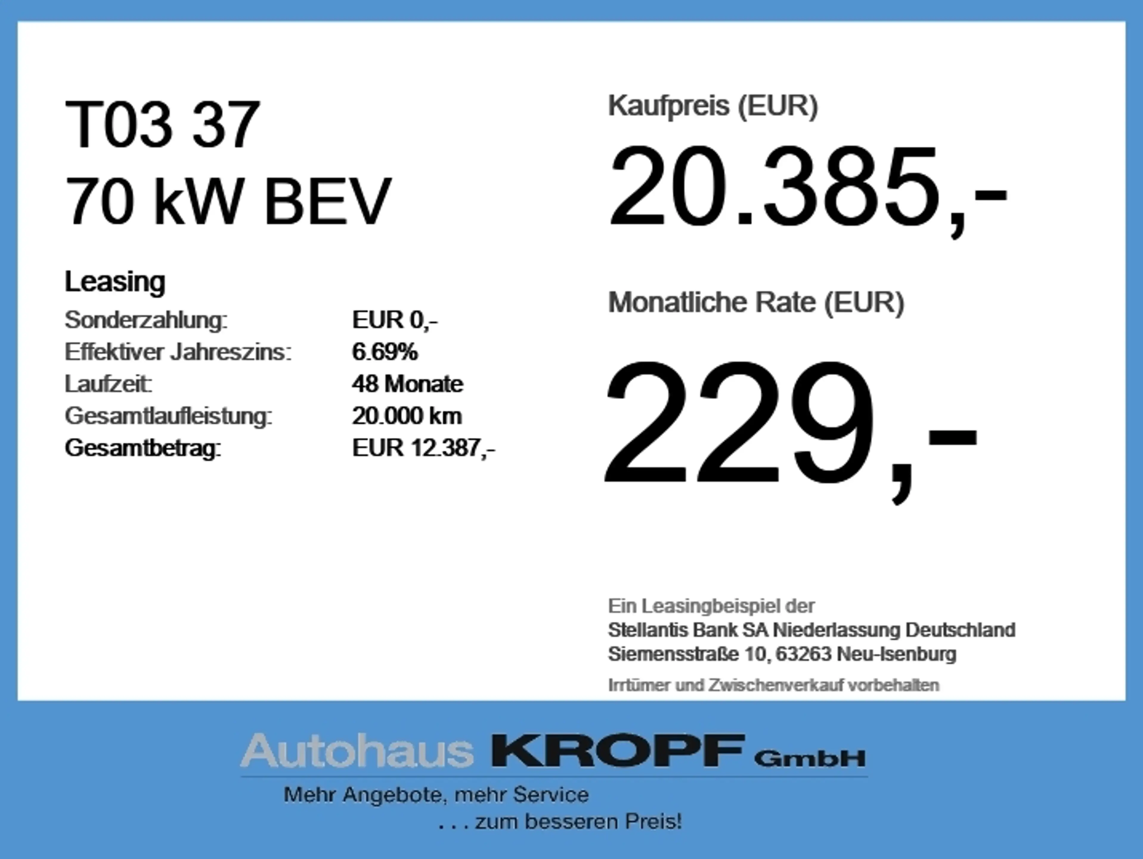 Leapmotor T03 37 70 kW BEV ACC+Navi+Pano+Kam.+KeyLess+PDC — photo 6