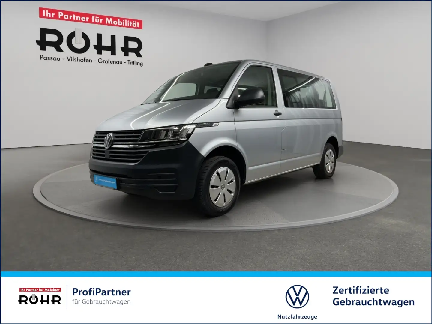 Volkswagen T6.1 Kombi KR (AHK.PDC.9Sitzer.Navi) 2.0 TDI DSG Silber - 1
