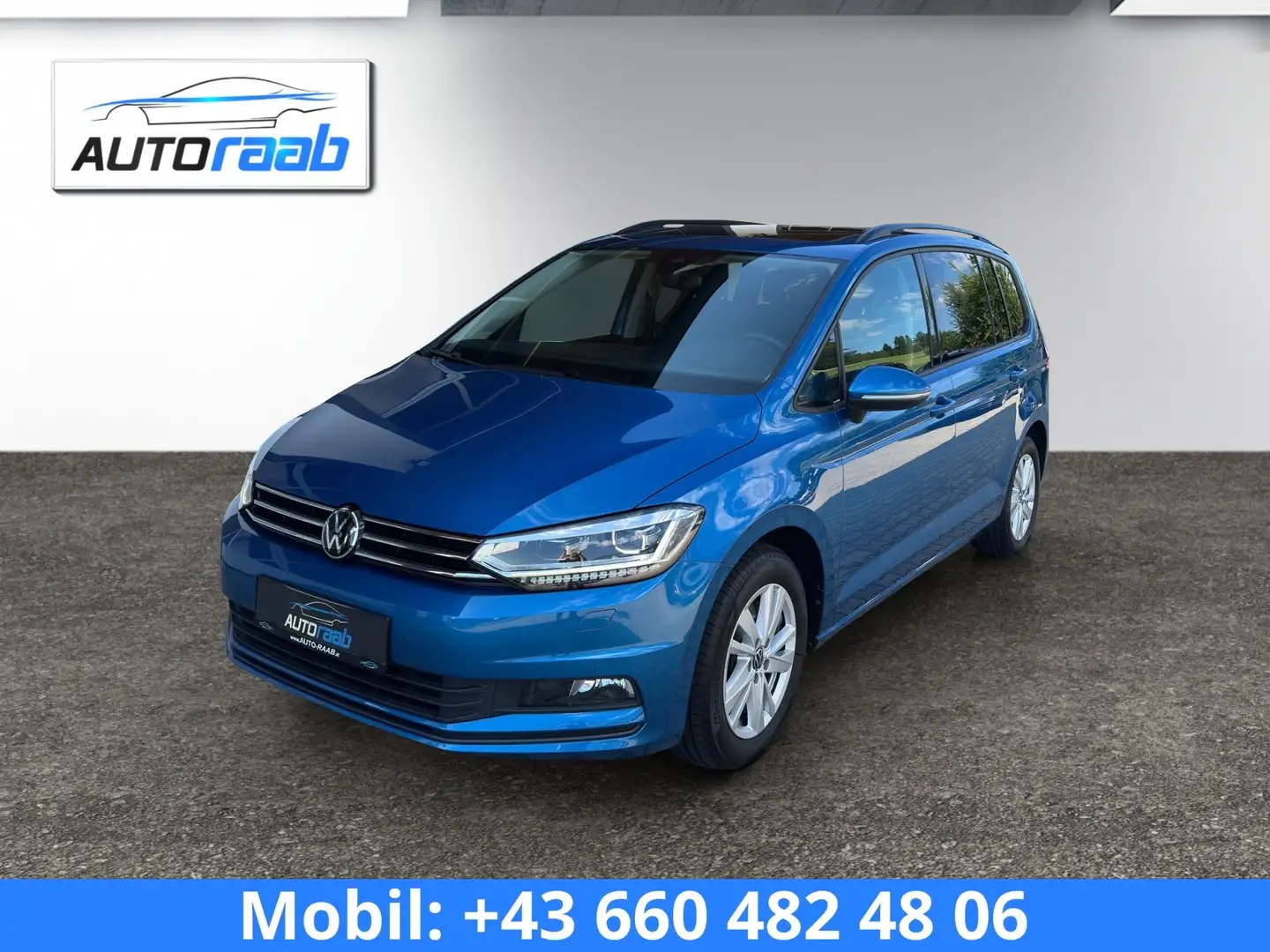 Volkswagen Touran 2,0 TDI DSG CL *LED*AHV*DIGITAL*PANO*RFK*APP*ACC* Blau - 1