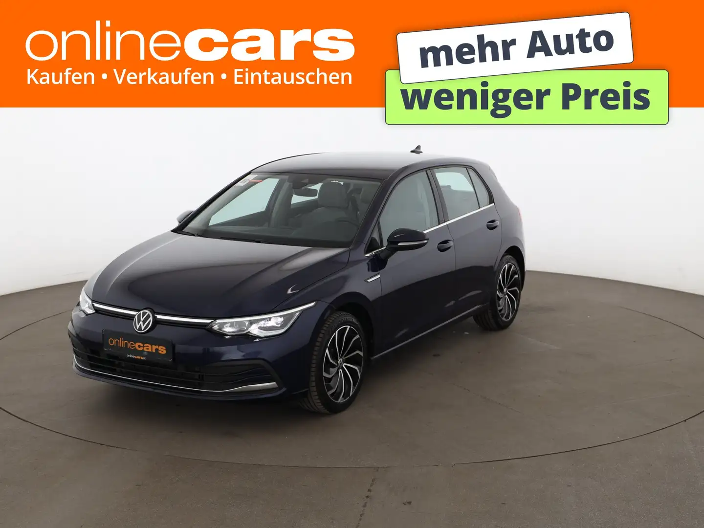 Volkswagen Golf VIII 2.0 TDI Style Aut LED AHK RADAR NAVI Blau - 1