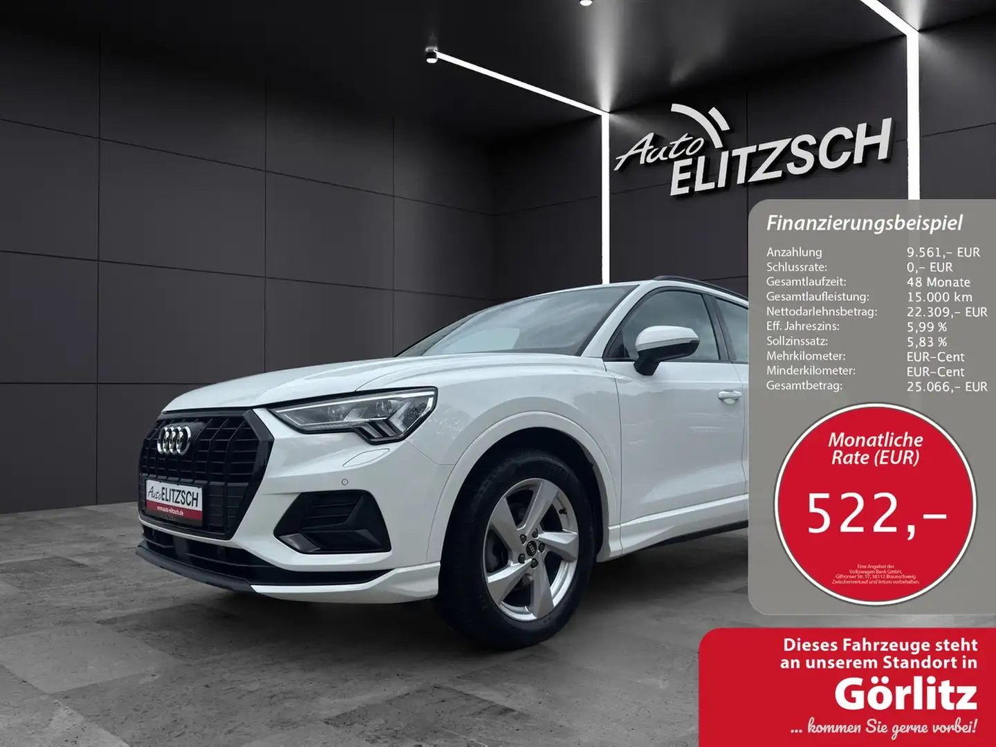 Audi Q3 35 TDI advancedS tronic Matrix Navi Optik Paket... Weiß - 1