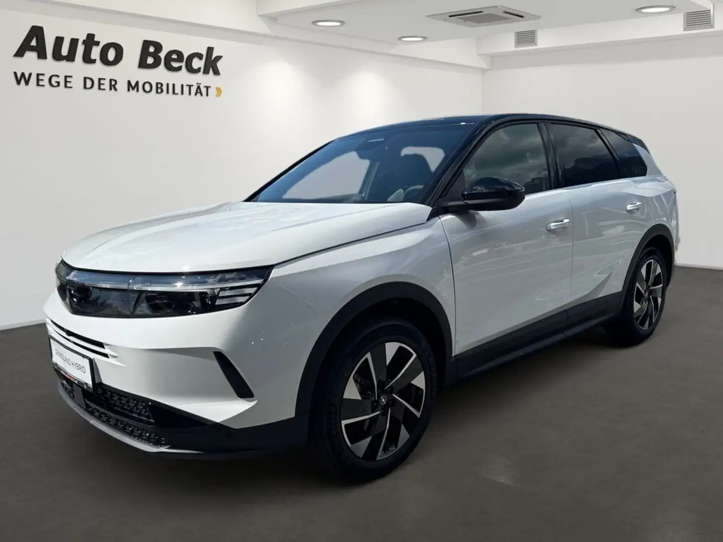 Opel Grandland 1.2 MHEV GS Aut. Weiß - 1