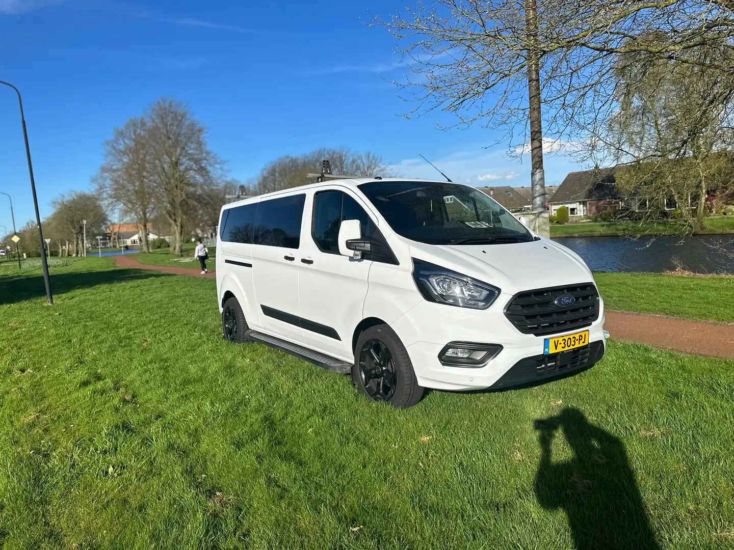 Ford Transit Custom 300 L2H1 dubbele cabine 6 persoons! Weiß - 2