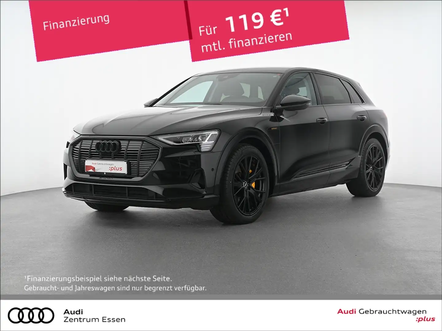 Audi e-tron 50 quattro Advanced LED AHK NAV PLUS RÜFA   PDC Schwarz - 1
