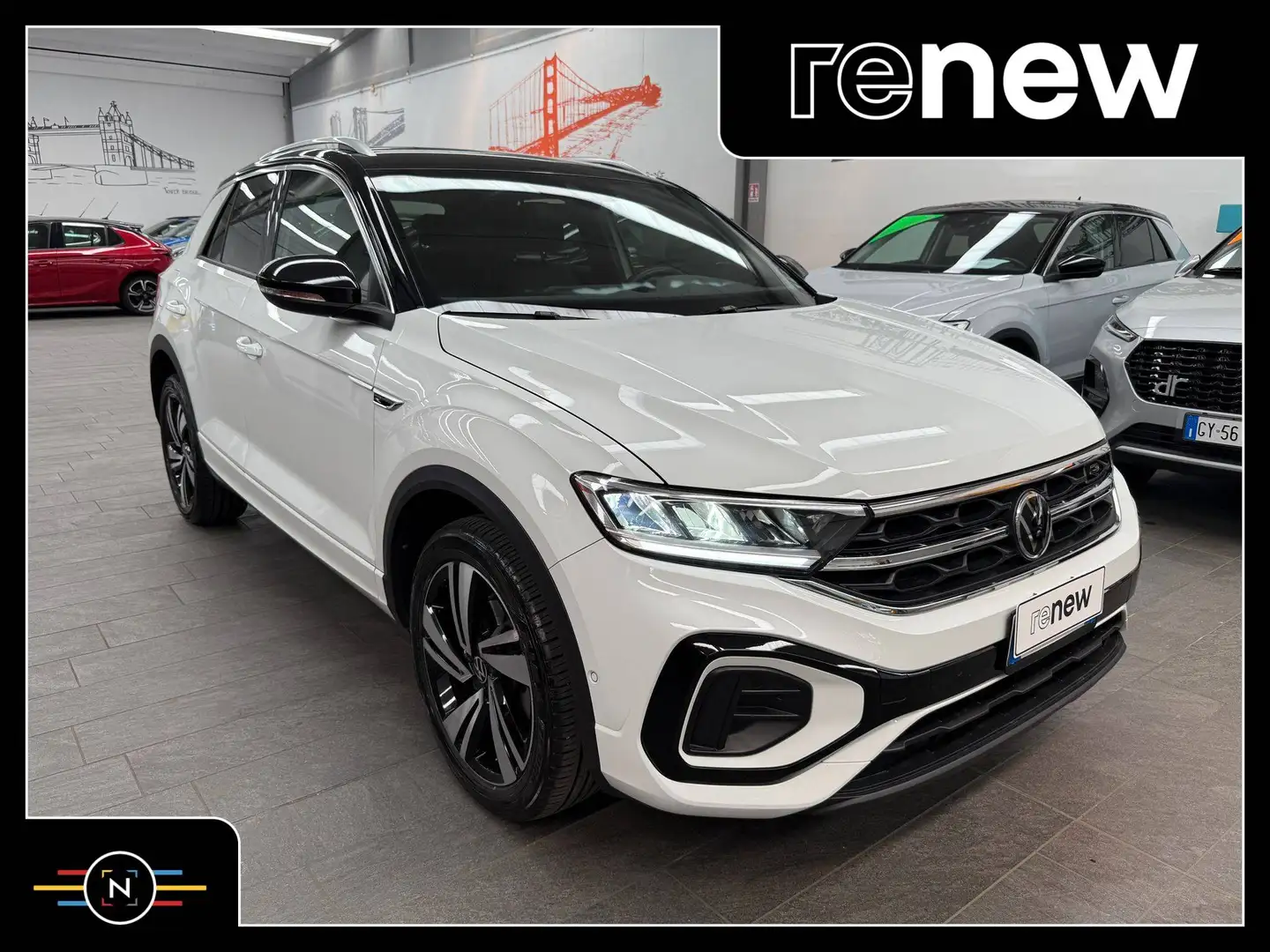 Volkswagen T-Roc R-Line 1.0 tsi 110cv Bianco - 1
