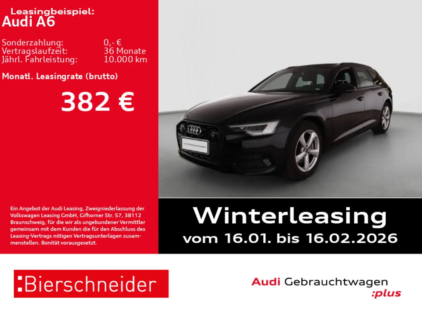 Audi A6 Av 45 TFSI advanced Black AHK MATRIX CAM ACC Schwarz - 1