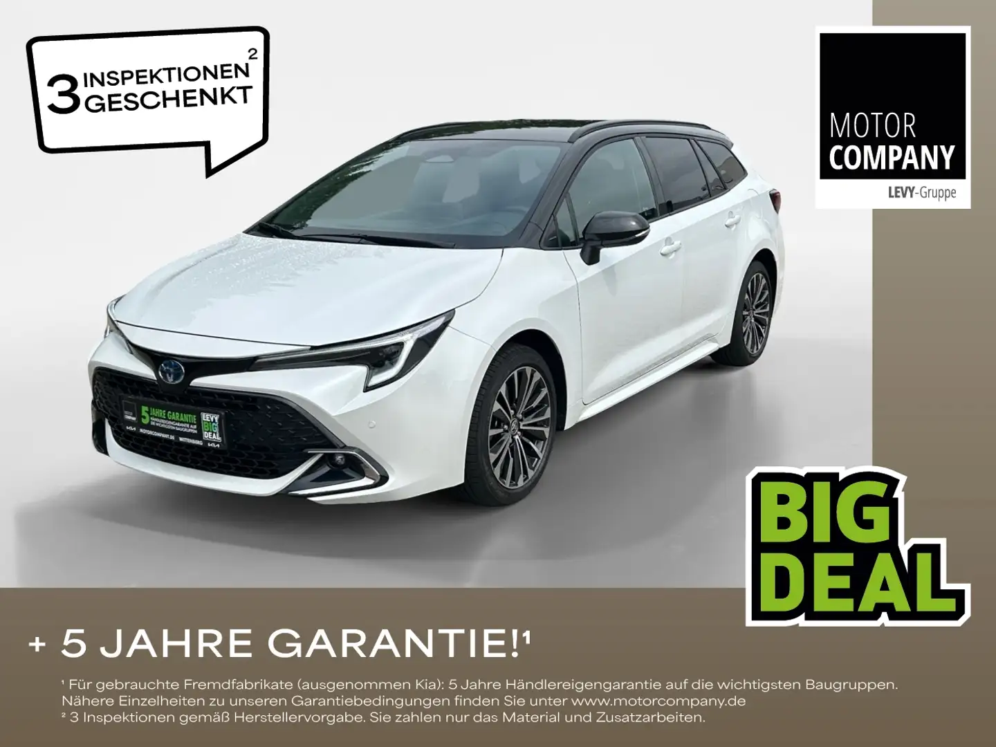 Toyota Corolla Touring Sports & 2.0 Black & White ACC Schwarz - 1