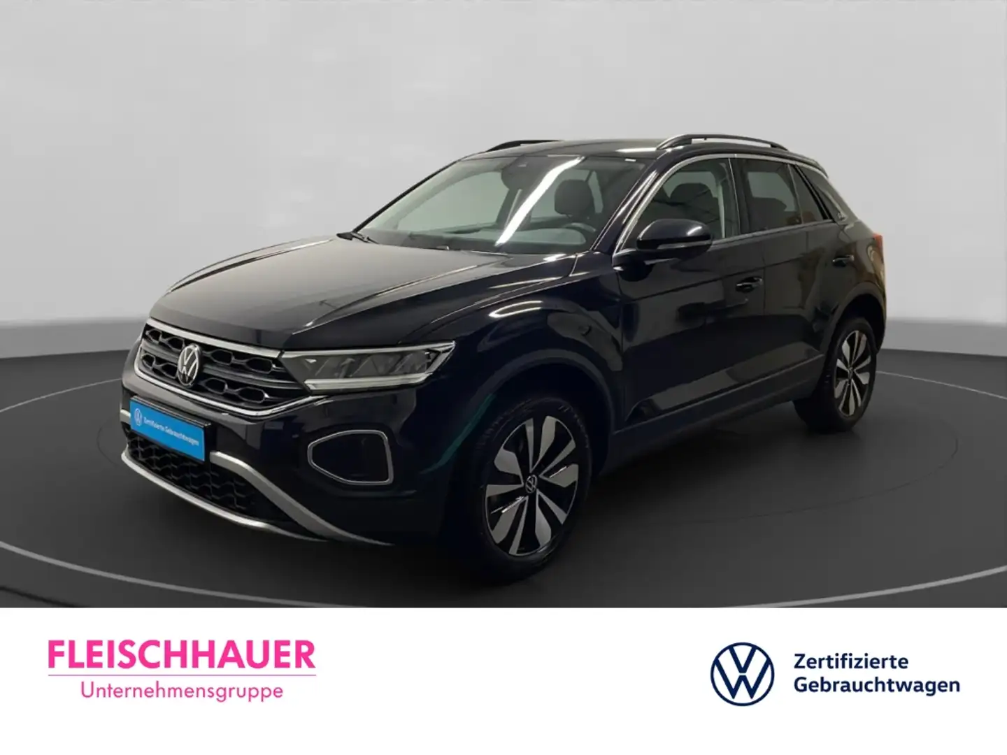 Volkswagen T-Roc 1.0 Life LED DAB Android Auto Apple CarPlay Navi K Schwarz - 1