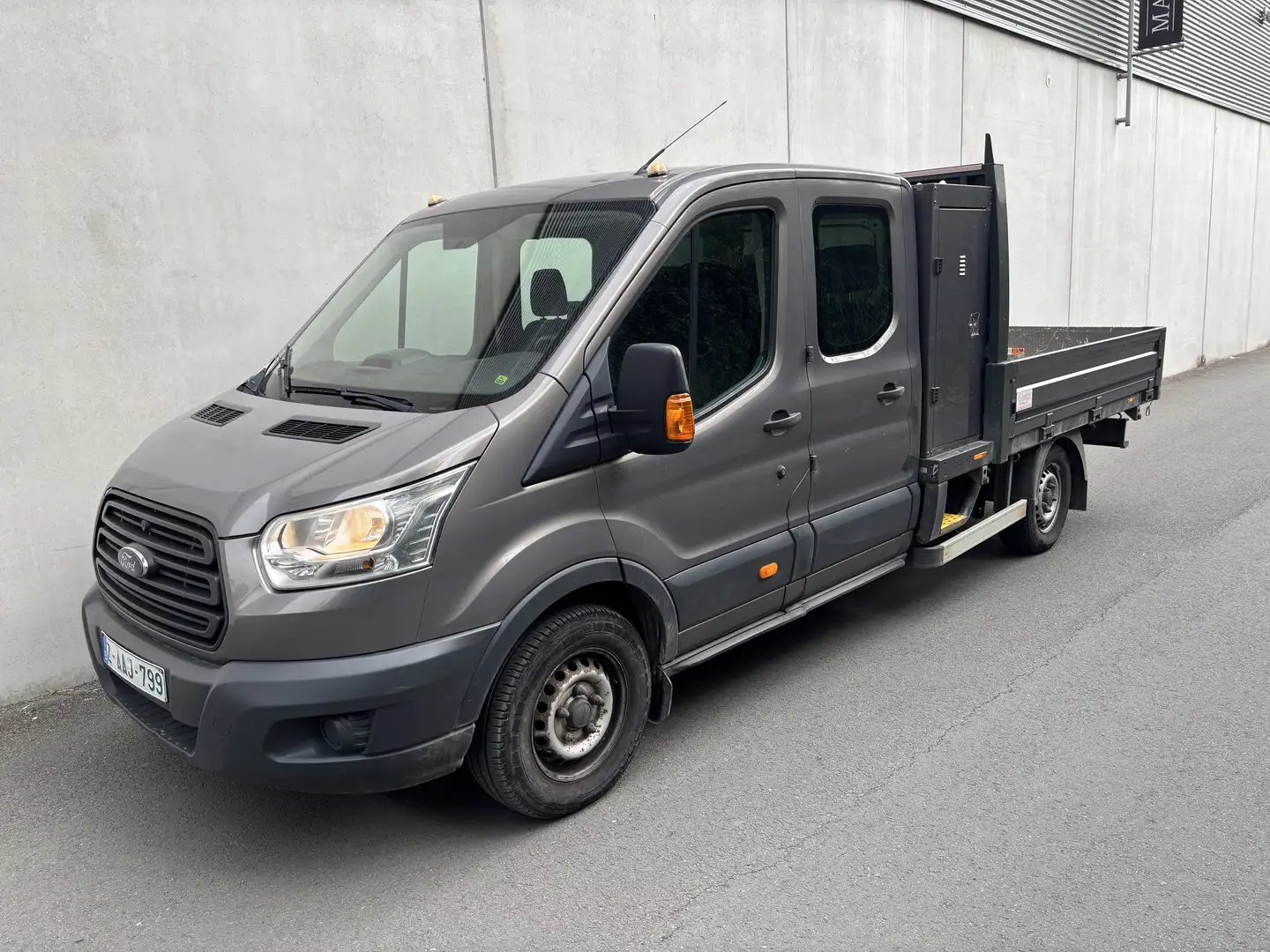 Ford Transit 2.2 TDCi/pick up 6 places comme neuf Brun - 1