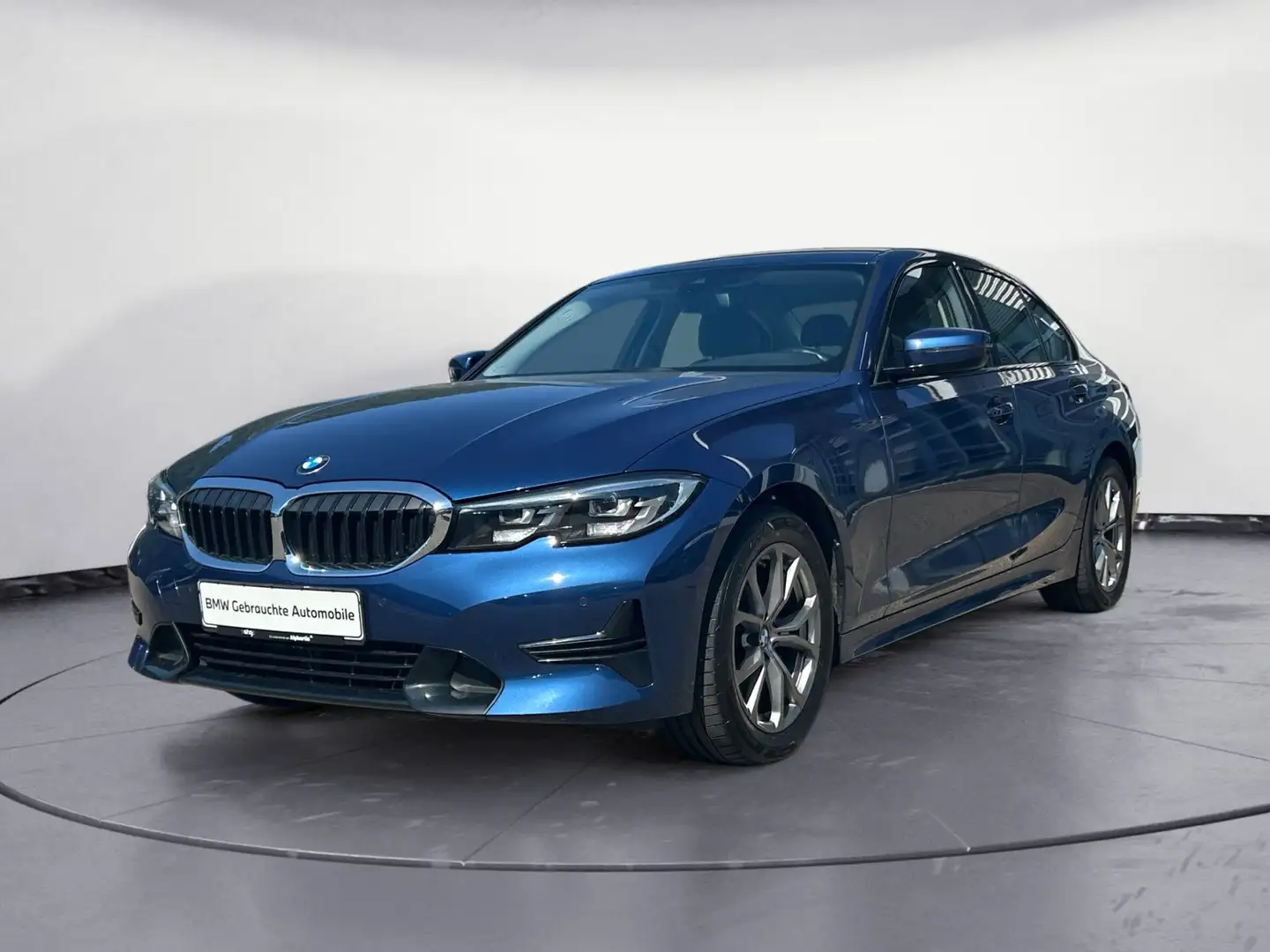 BMW 318 d Sport Line Aut. Klimaaut. Sportsitze PDC Bleu - 2