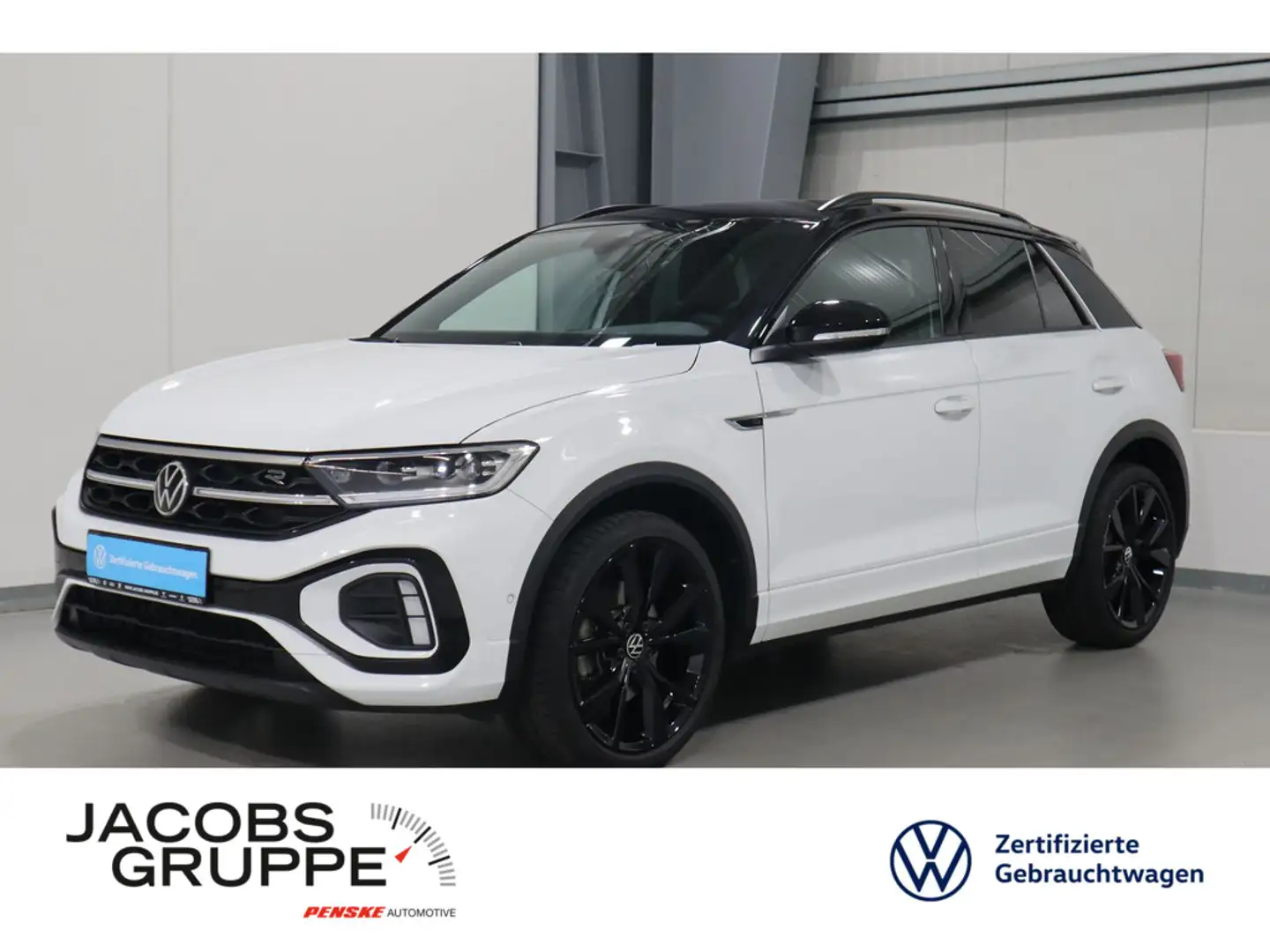 Volkswagen T-Roc 1.5 TSI DSG Blackstyle Navi*IQ*Leder*CAM*SHZ R-Line Weiß - 1