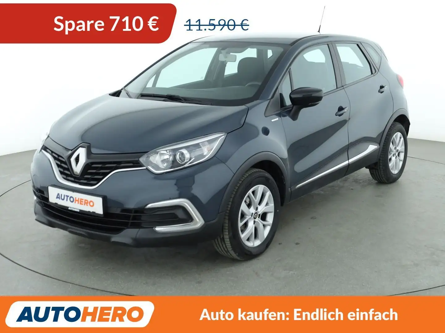 Renault Captur 0.9 TCe Limited *PDC*SHZ*ALU* Bleu - 1