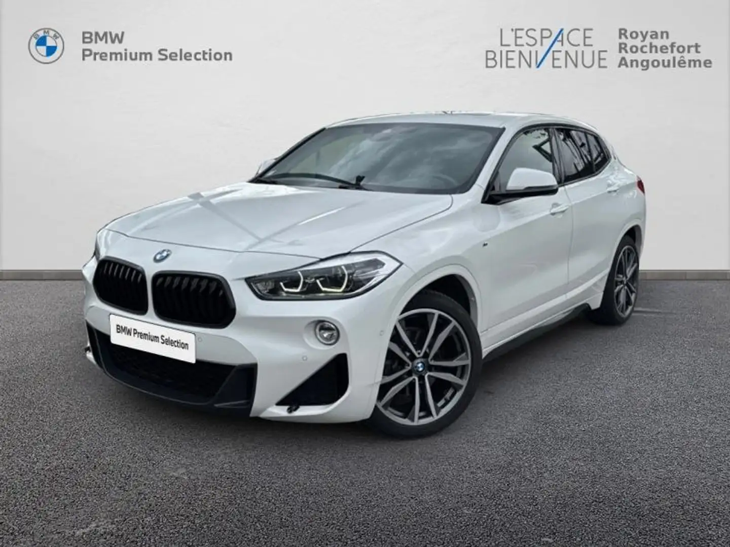 BMW X2 sDrive18dA 150ch M Sport Blanc - 1