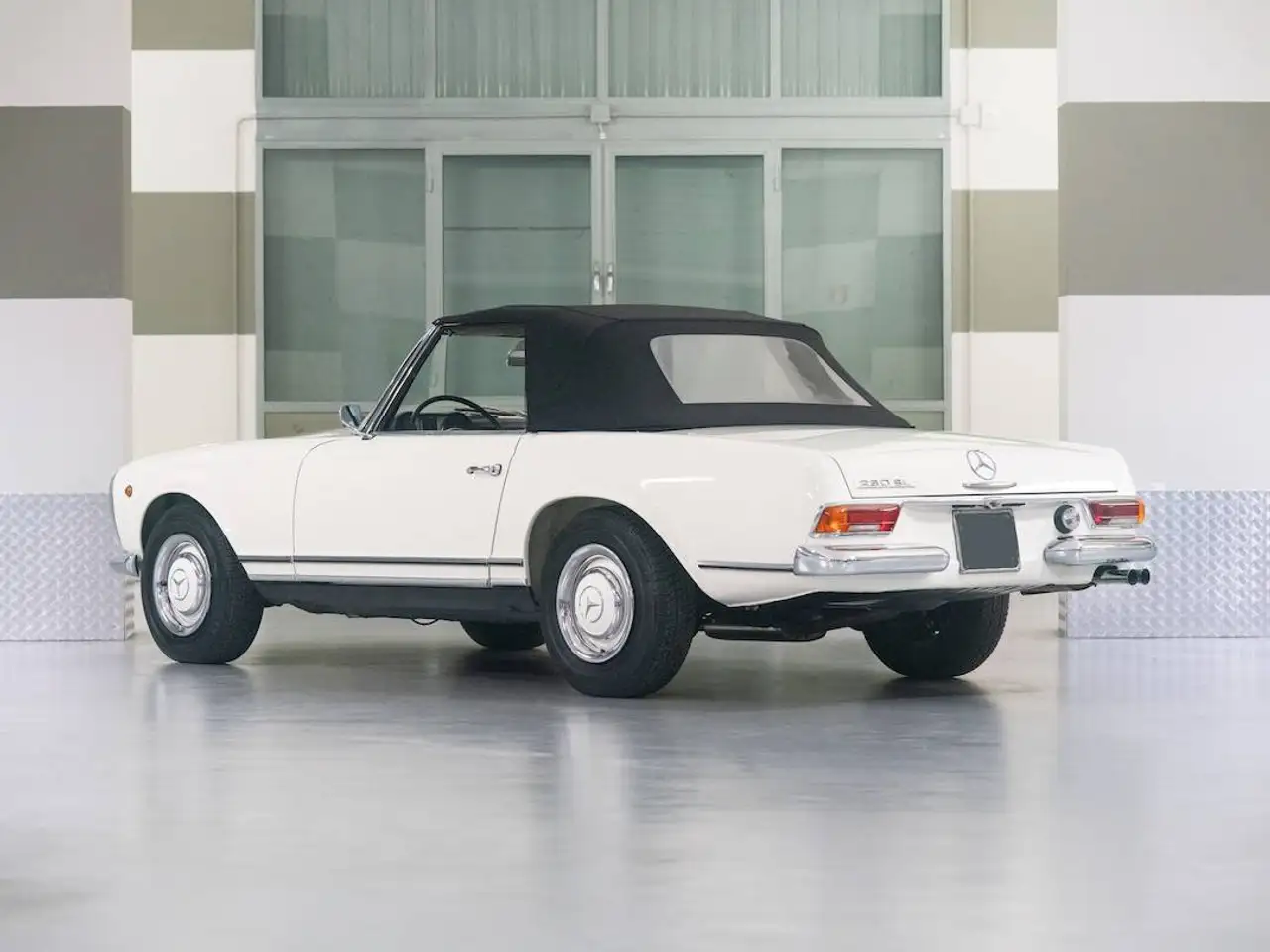 Mercedes-Benz SL 230 PAGODA HARDTOP SOFTTOP MANUALE, foto 6