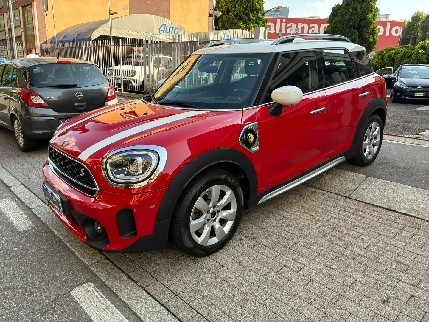 MINI Cooper SE Countryman 1.5 All4 AUTOMATICO-FARI FULL LED Rosso - 1
