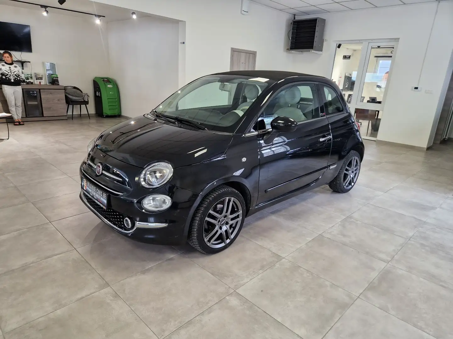 Fiat 500C 500C 1.2i Mirror (EU6d-TEMP) Zwart - 2