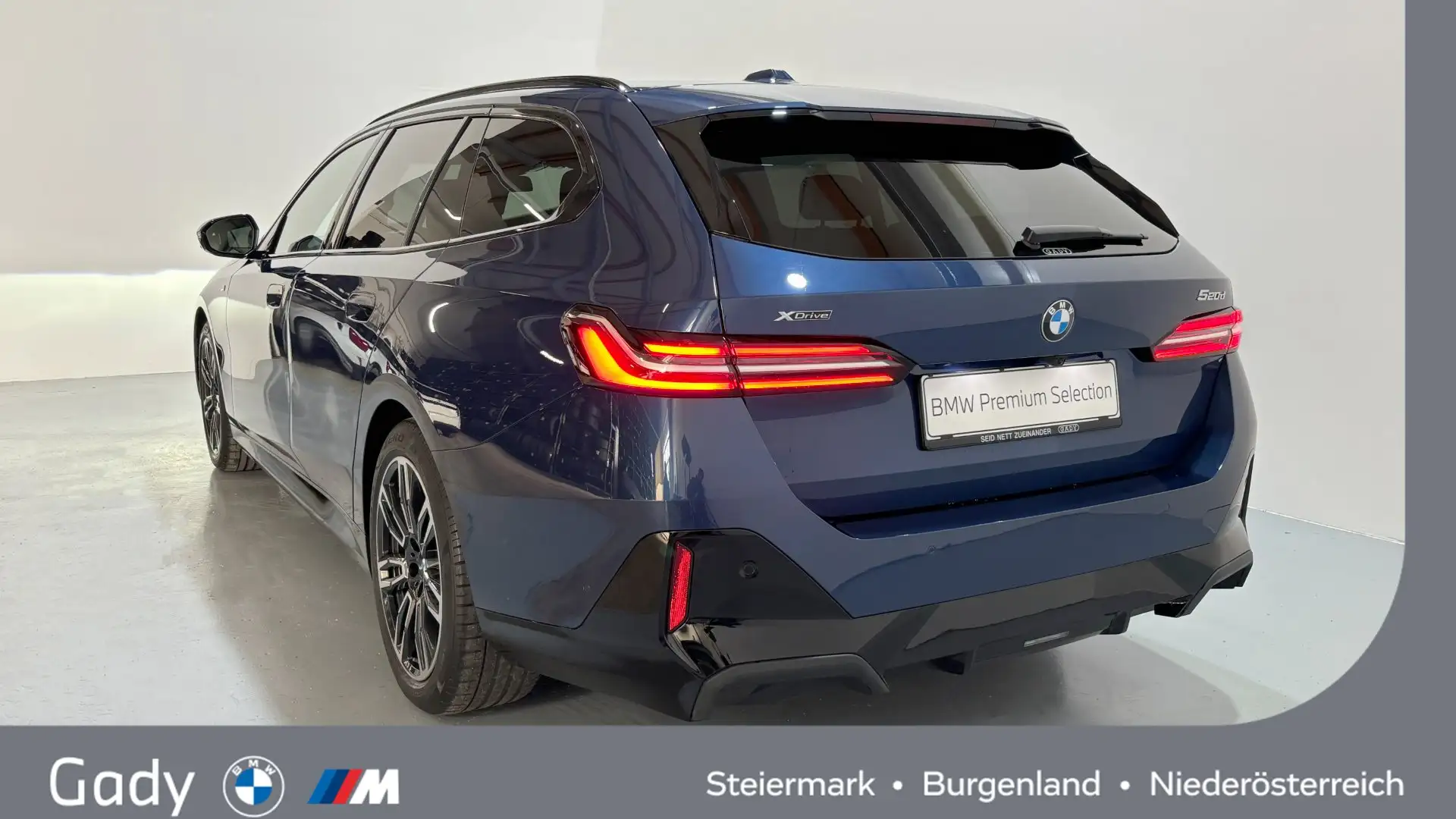 BMW 520 d xDrive M-Sportpaket Blau - 2