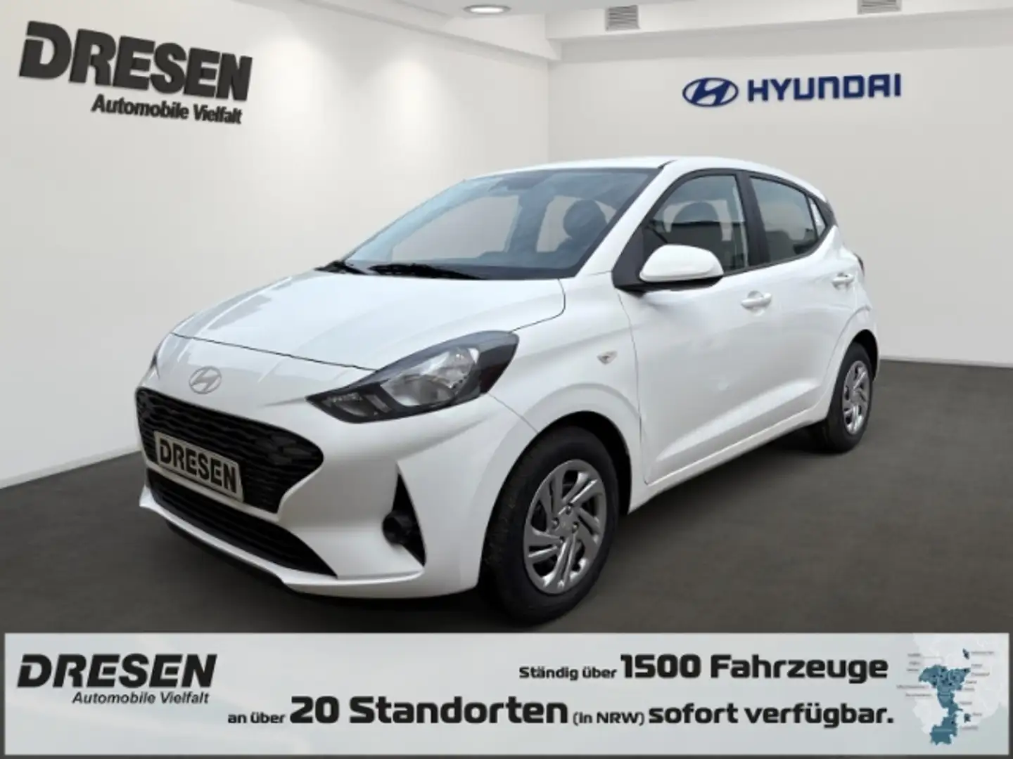 Hyundai i10 1.0 GDI Select Navigation*Kamera*Klima*Spurhalteas Alb - 1