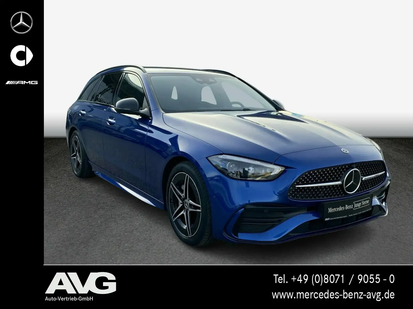 Mercedes-Benz C 220 C 220 d 4M T AMG-Adv. AHK Dig.Light Distr. Night Blau - 2