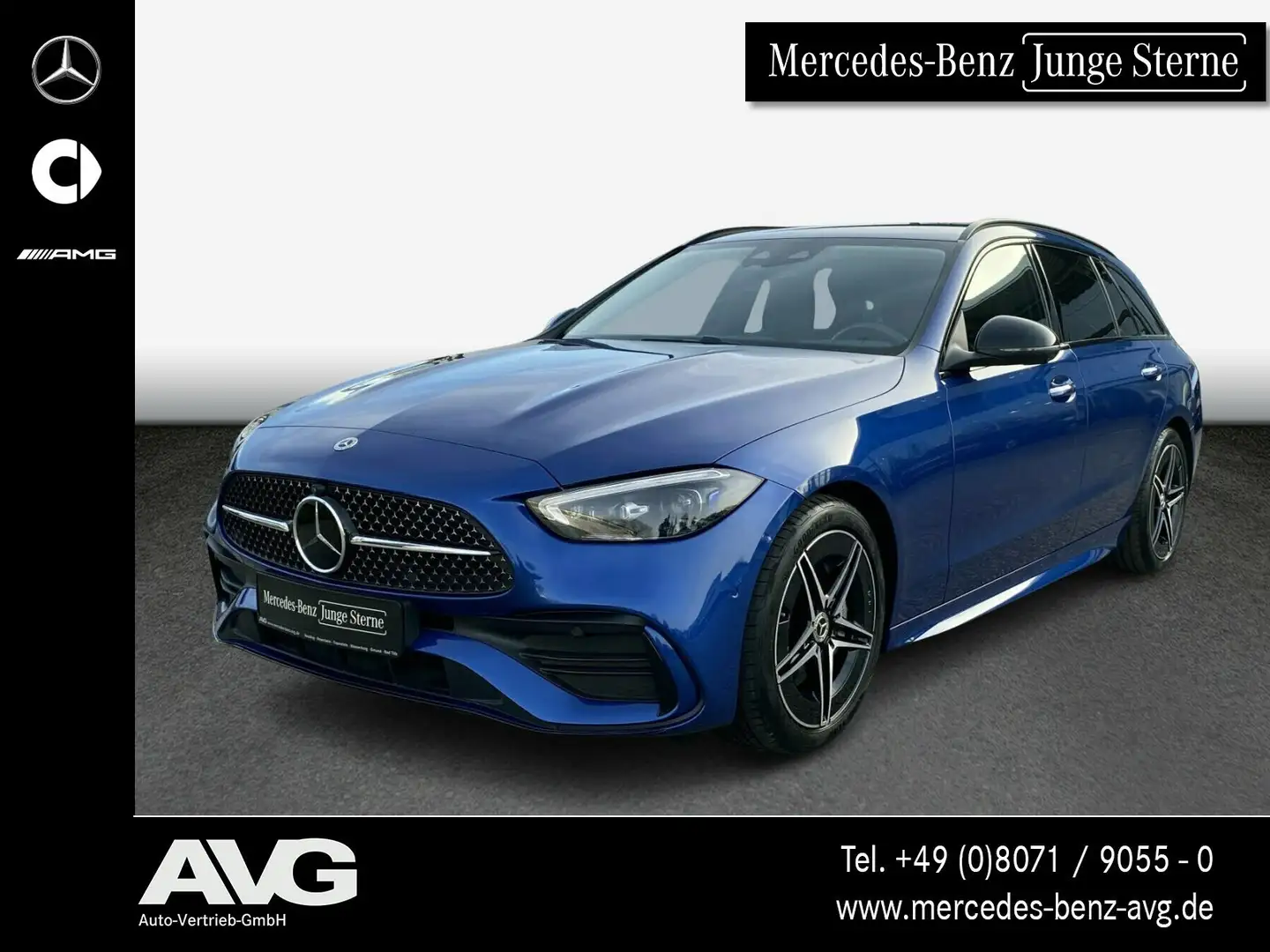 Mercedes-Benz C 220 C 220 d 4M T AMG-Adv. AHK Dig.Light Distr. Night Blau - 1