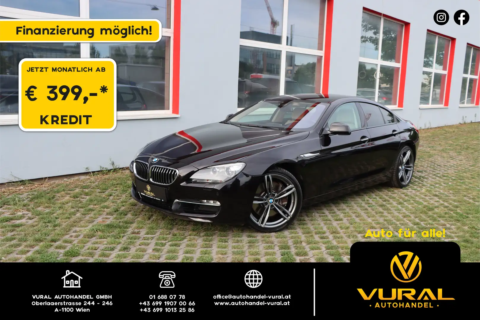 BMW 650 650 i xDrive Schwarz - 1