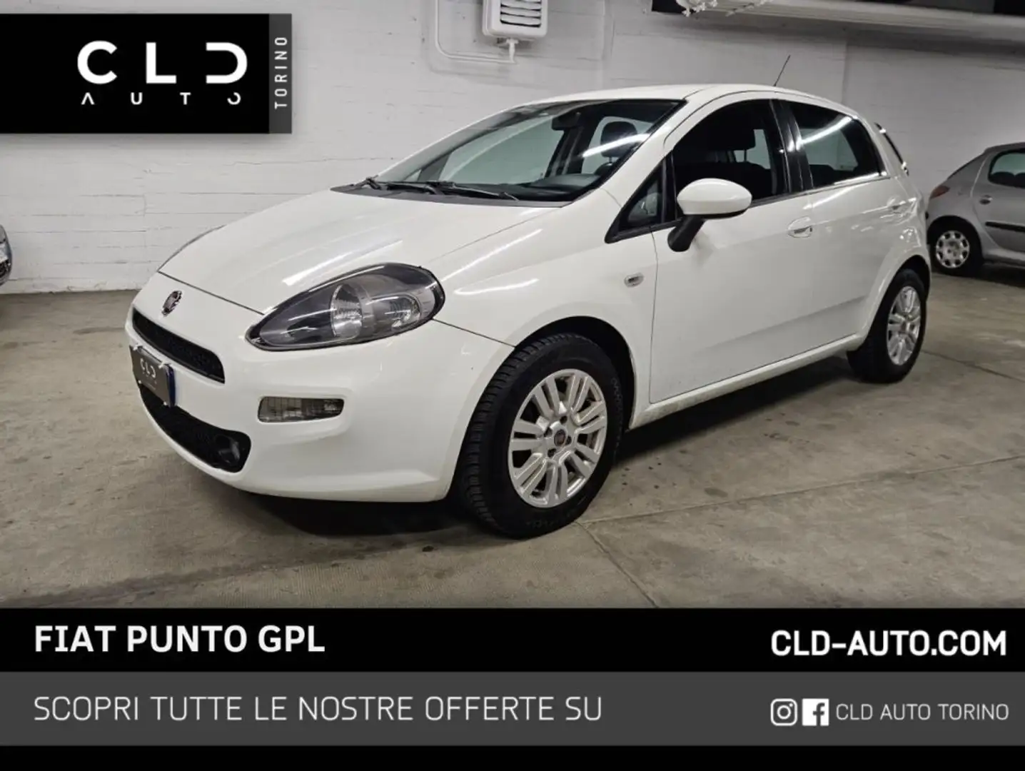Fiat Punto 1.4 8V 5 porte Easypower Blanc - 1