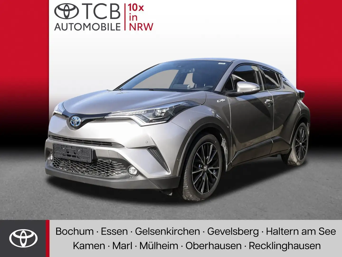 Toyota C-HR 1.8 Hybrid Lounge NAVI SHZ PDC KLIMA BT SERVO Gris - 1
