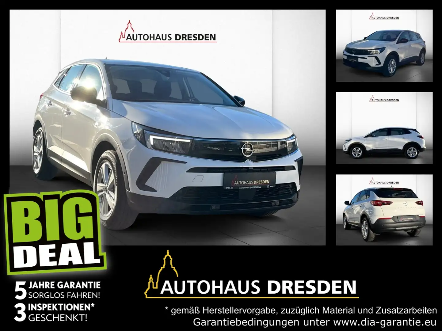 Opel Grandland 1.2 Turbo LED+SHZ+Winterp.+2xKlima+LM Blanc - 1