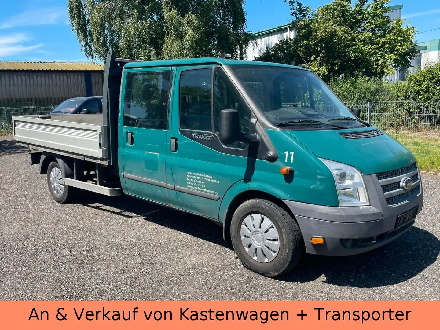 Ford Transit Pritsche FT 350 L Doppelkabine mit TÜV White - 1