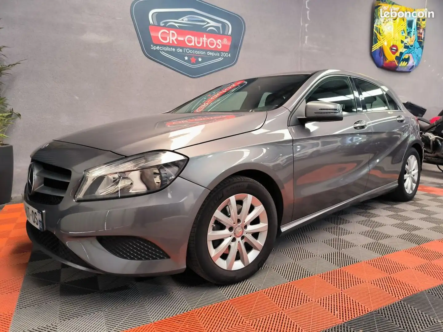 Mercedes-Benz A 180 A180 122cv Intuition 161.000kms 1ere main Clim jan Gris - 1