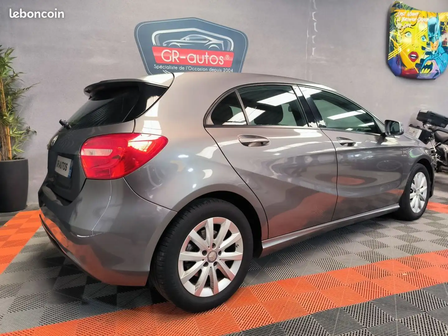 Mercedes-Benz A 180 A180 122cv Intuition 161.000kms 1ere main Clim jan Gris - 2