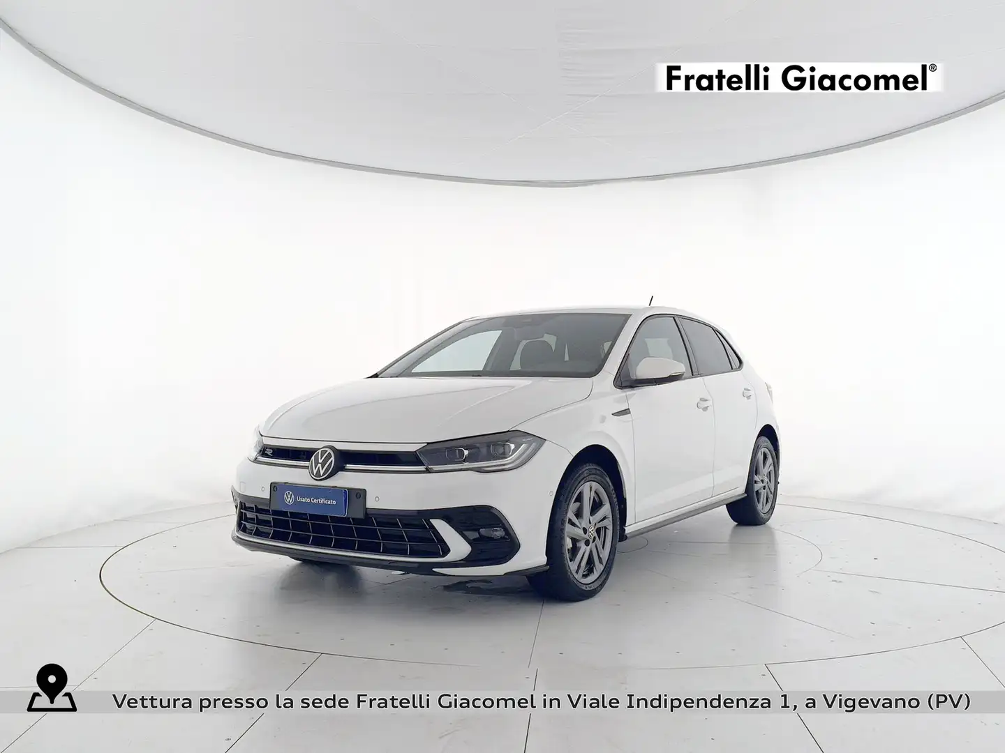 Volkswagen Polo 1.0 tsi r-line 95cv Blanc - 1
