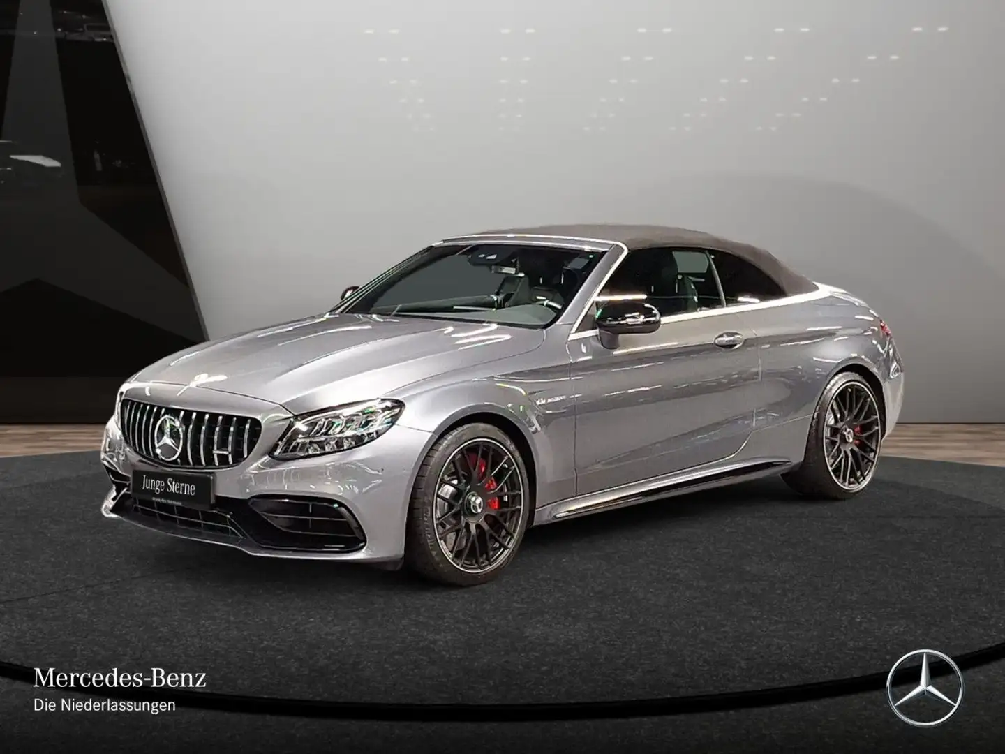 Mercedes-Benz C 63 AMG C 63 S Cabrio NIGHT+LED+BURMESTER+KAMERA+SPUR+TOTW Grau - 2