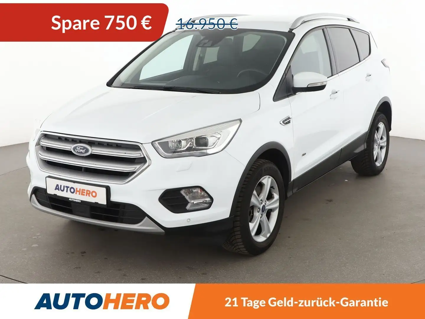 Ford Kuga 1.5 EcoBoost Titanium Aut.*NAVI*XENON*ACC*SPUR* Weiß - 1