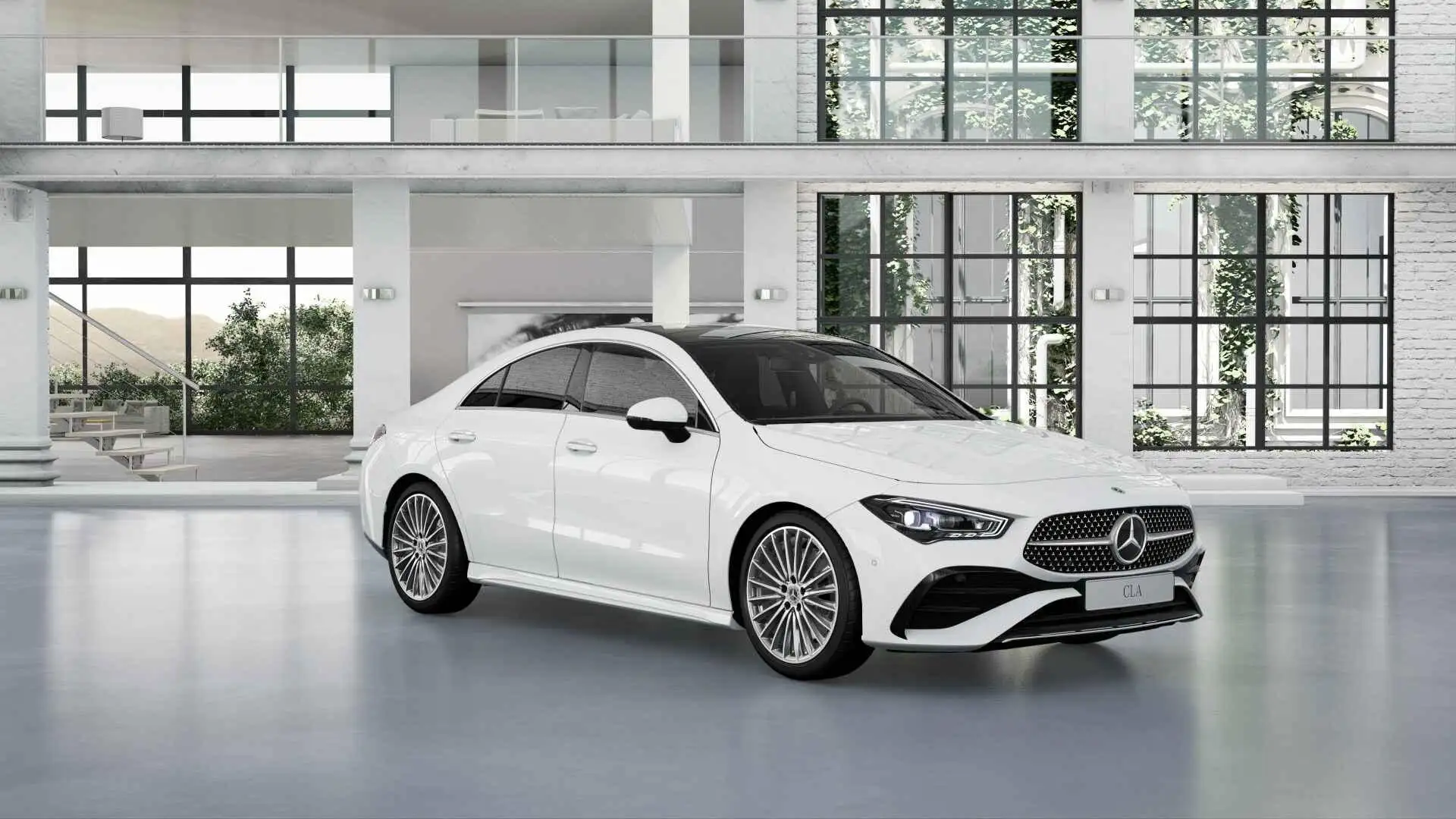 Mercedes-Benz CLA 180 Coupé Business Solution AMG | Panoramaschuifdak | Blanc - 2