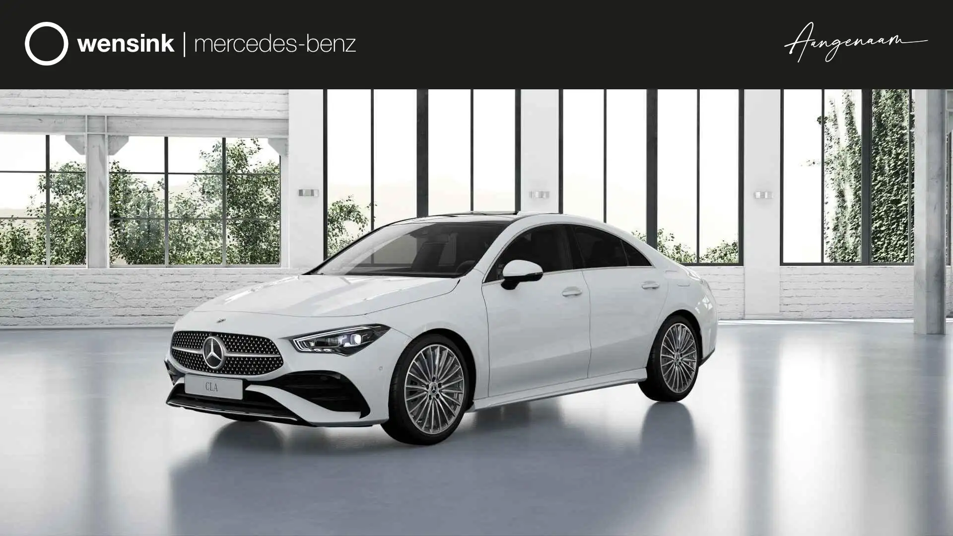 Mercedes-Benz CLA 180 Coupé Business Solution AMG | Panoramaschuifdak | Blanc - 1